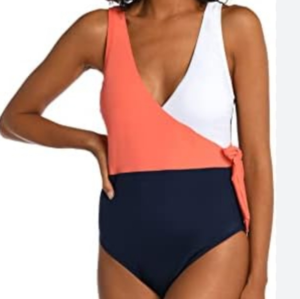 Colorblock One-Piece Swimsuit